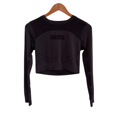 Puma TWO Women's Size M Long Sleeve Athletic Tops One Black  / One Pink  