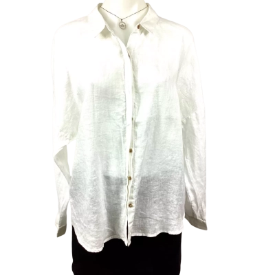 Seed Heritage Long Sleeve Shirt - White Size 10
