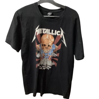 Metallica Mens  Size L Short Sleeve T-shirt Black  K