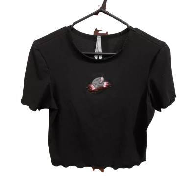 Black Friday Size 14  Short T-shirt Black  
