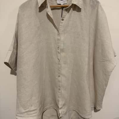 BNWT**Witchery.  Pure Linen Oversize Shirt.  Size 12 