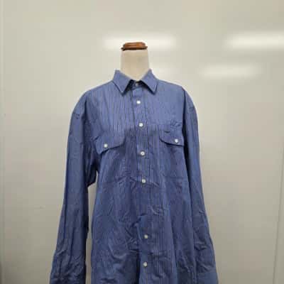 R.M. Williams Mens  Size L Long Sleeve Shirt Blue / Multicoloured 