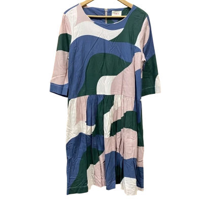 Obus Colourful Patterned Dress Size 4