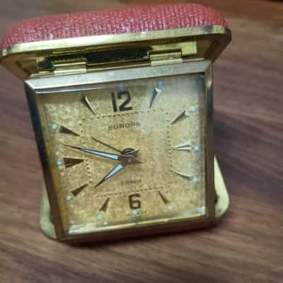 Vintage Europa Travel Alarm Clock - NOT WORKING