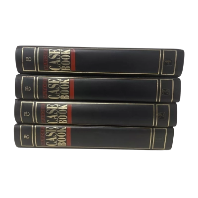 Murder Casebook Full Set of 60 Issues in Original Binders 