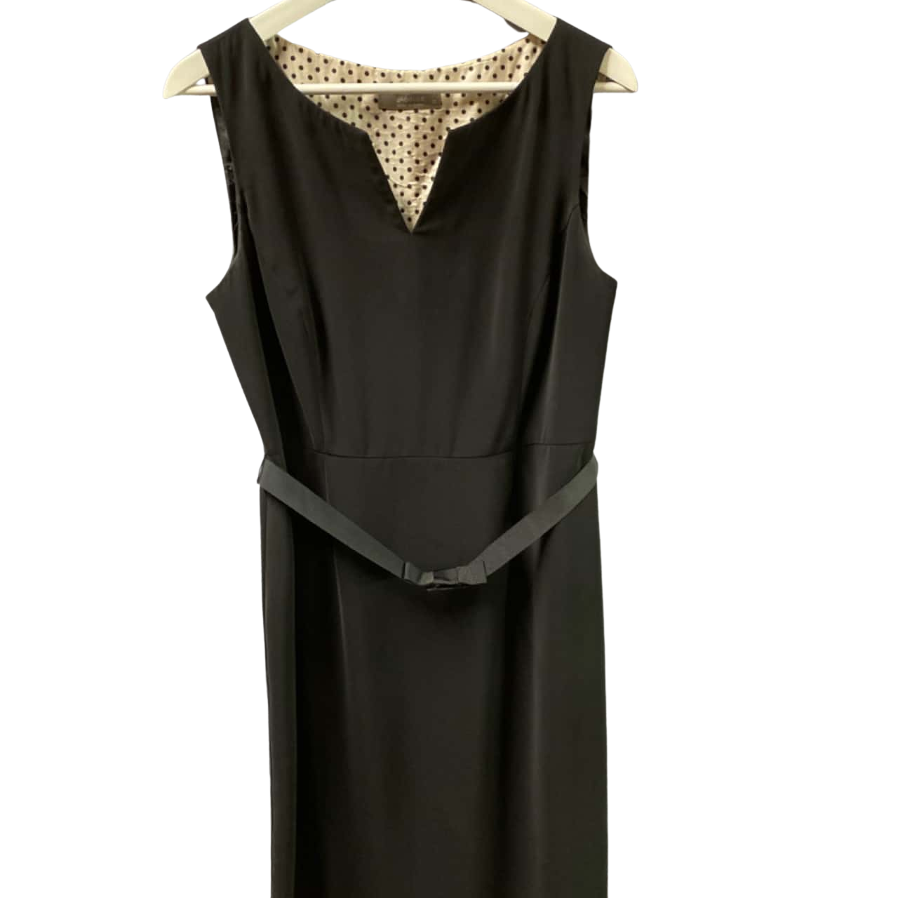 JacquiE Womens Size 12 Sleeveless Dress Black (s)