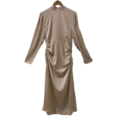 TWIICE Size 14 Champagne Maxi Dress