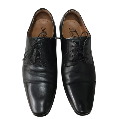 Florsheim Mens  Size 7 Black Leather Derby Shoe 