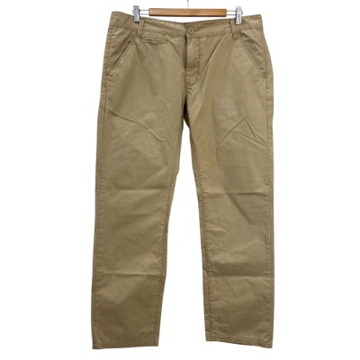 Akins - Mens 100% Cotton Chinos - Size W36/L34 - Beige 