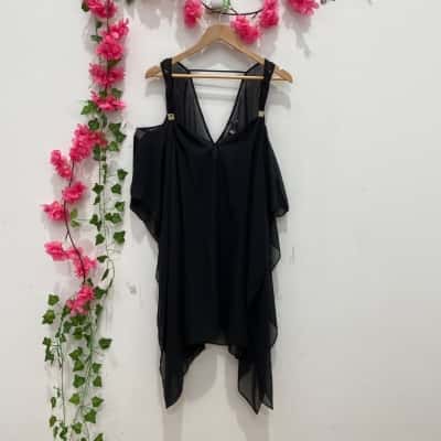 Victoria's Secret Womens  Size M Kaftan Black  