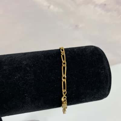 Stamped 18 ct GP Unisex Bracelet 