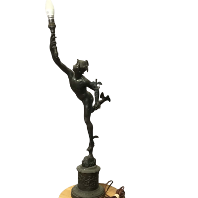 19th Century Bronze Mercury Lamp