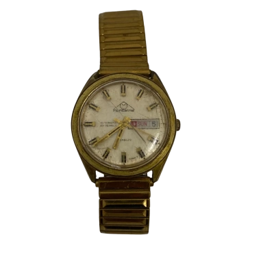 Mondaine Mens Incabloc Automatic Watch Vintage 1060s/70s (not working ) (glass scratched)