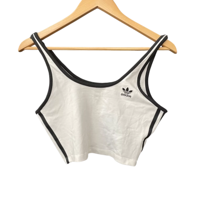Adidas Womens  Size M Bralette Black  / White 