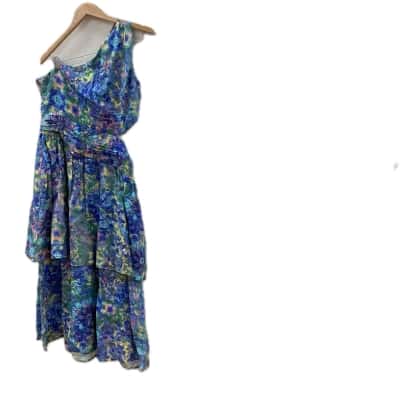 Elliatt Womens  Size XL Floral Dress Blue / Green / Multicoloured 