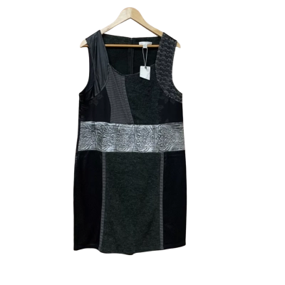 BNWT Boo Radley Womens  Size XXL Cocktail Dress Black  / Grey 