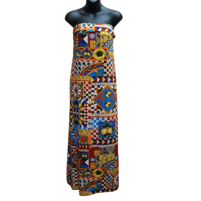 New With Tags SEVEN WONDERS Size M PHAEDRA Print Strapless Maxi Dress