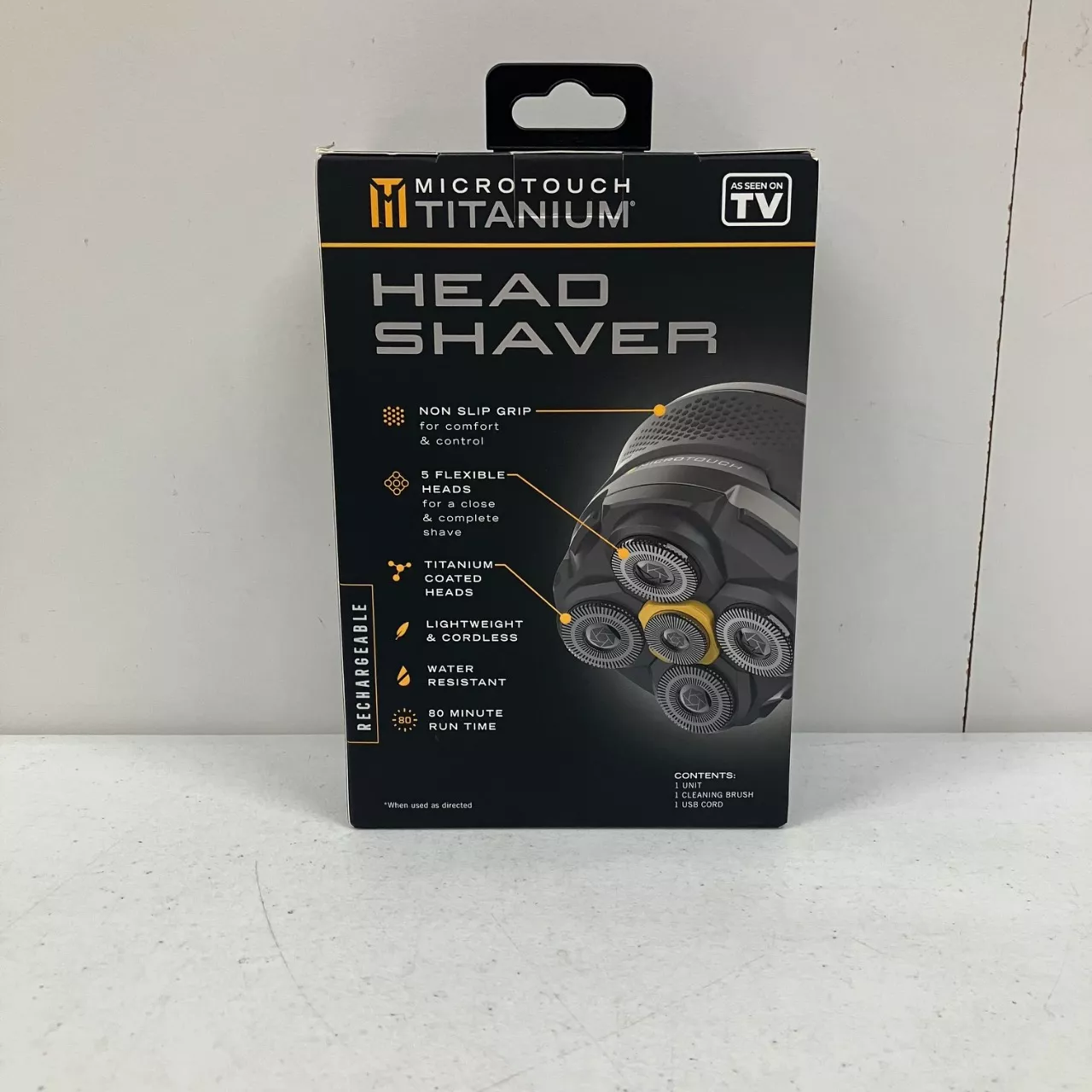 Micro Touch Razor Titanium Microtouch Titanium Head Shaver (s)