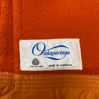 Vintage Onkaparinga Pure New Wool blanket 