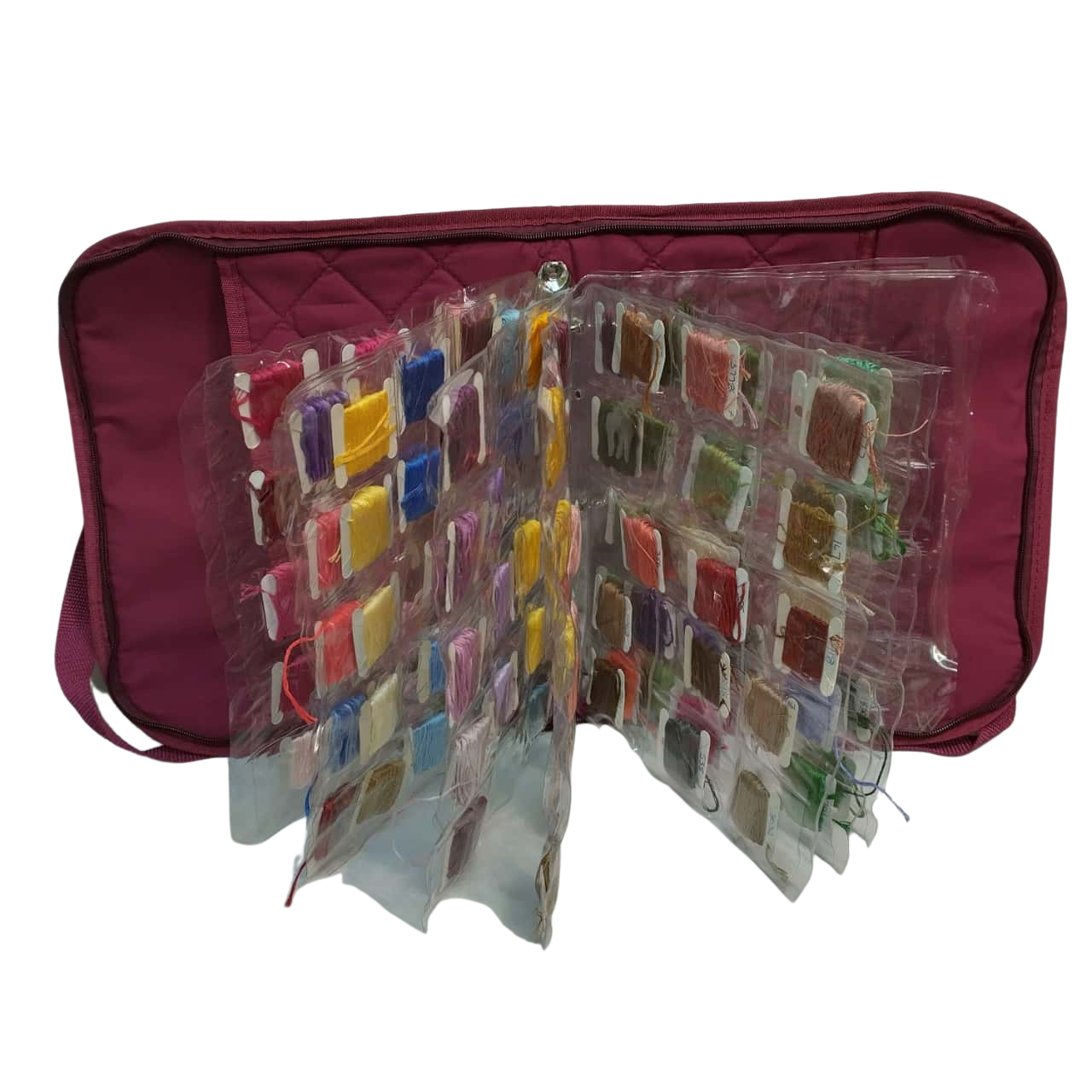 2x Thread Cases With 106 Cards of DMC Thread (s)