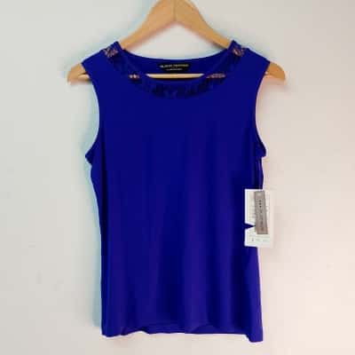 Black Pepper Womens  Size 8 Sleeveless Top purple 
