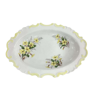 Royal Albert Vintage Yellow Floral Oval Dish 