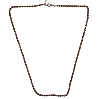 925 Twist Chain Womens Necklace Silver 