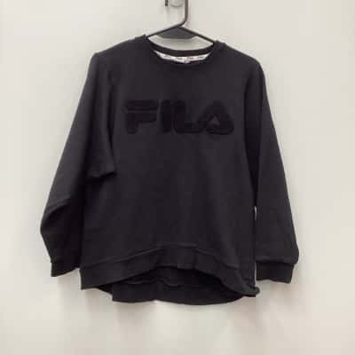 Fila Womens  Size M Jersey Black  