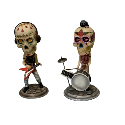 Day of the Dead Bobbleheads x 2