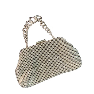 Olga Berg Jerry Crystal Vintage Clutch Evening Bag 