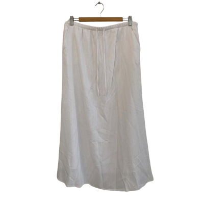 Dotti Womens  Size 14 Maxi Skirt White 