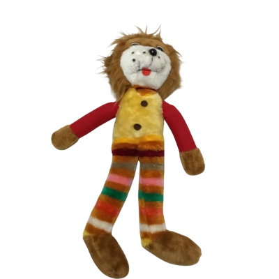 Vintage 1983 Joy Time Plush Lion Toy