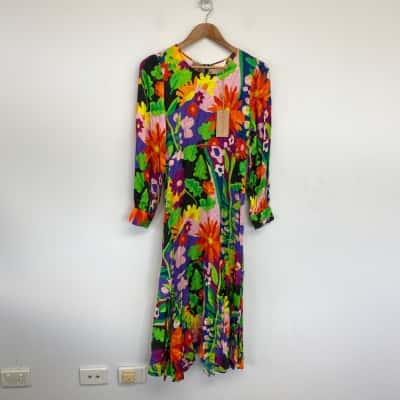 Gorman Suncatcher Flare Print Dress  Size 8 