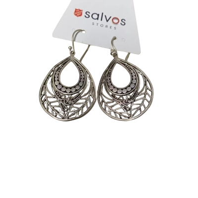 Sterling Silver 925 Tear Drop Earrings 