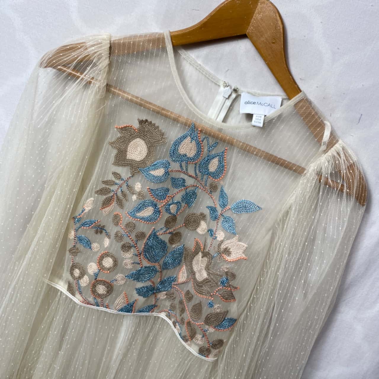 alice McCall Cream Sadie play suit overlay dress Size 8(s) - Used Fair |  Salvos Stores