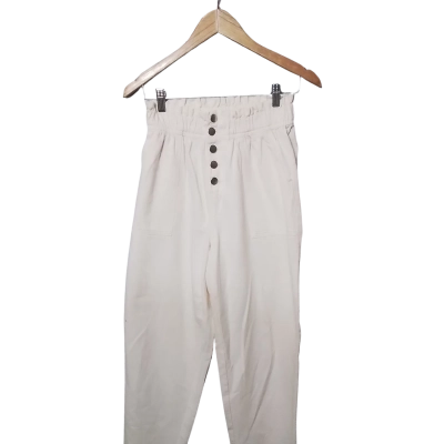  Lily Loves Womens Size 8 Straight Leg Pants Cream 