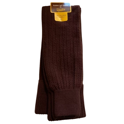 New Dents Womens One Size Brown Ankle Warmers 
