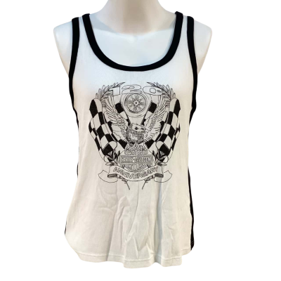 Harley Davidson Womens Size L Tank Top White BNWT 