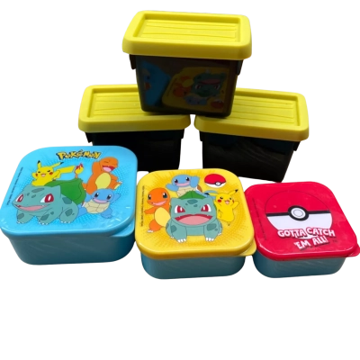 Iddy Buddy Bins & Pokémon Lunch Box Bundle 