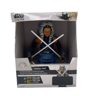 Cable Guys - Star Wars: Ahsoka Tano Original Original Controller and Phone Holder (Xbox, PlayStation, Nintendo Switch)         (GPMK)& Phone (Iphone, Samsung, Google)    