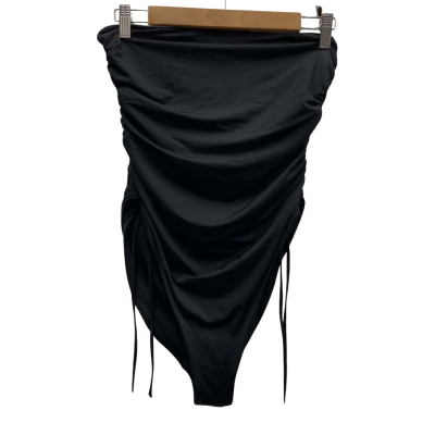 COS Womens  Size 16 Onepiece Strapless Bathers Black  