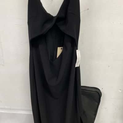 Bec & Bridge Womens  Size 14 Midi Dress Black  