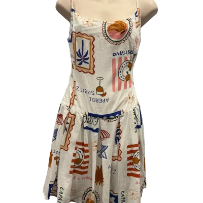 Ebby And I Womens  Size 12 Casual Dress Multicoloured / White 