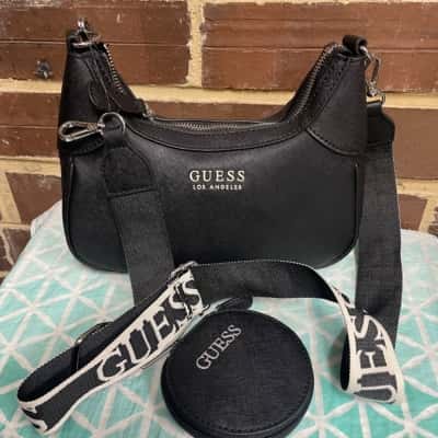 Guess Womens Black Berkton Mini Handbag