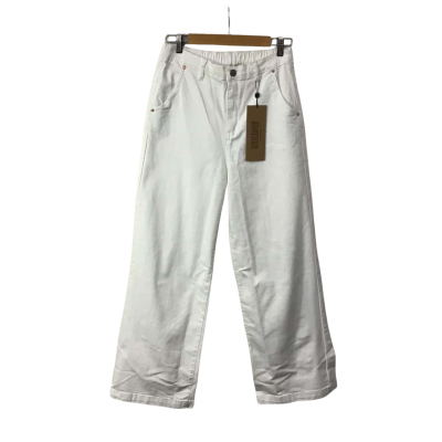 DRICOPER DENIM Womens Size 10 Mila Ivory Denim Palazzo Jeans (new)