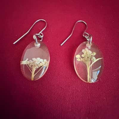  Women's Handmade Botanical Earrings 