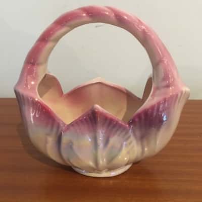 Vintage Lustre Ceramic Flower Display 15 cm   Office