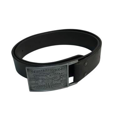 Levi Strauss & Co. Mens  Size 36 Brown Belt with Silver Buckle