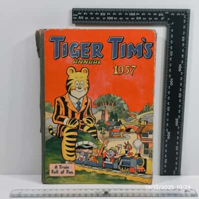 Tiger Tims Annual 1957 Book As Is 