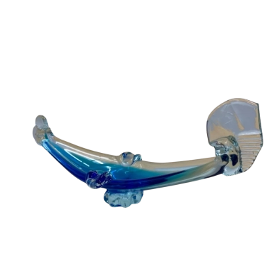 Vintage Murano Italy Art Glass Gondola Style Ashtray
